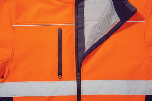 Picture of Bisley, Taped Hi Vis Soft Shell Jacket